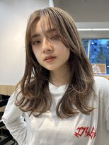 サンドイエナ 横浜店(sand yena)&nbsp;ボブディオリーブベージュ髪質改善縮毛矯正フェイスレイヤー