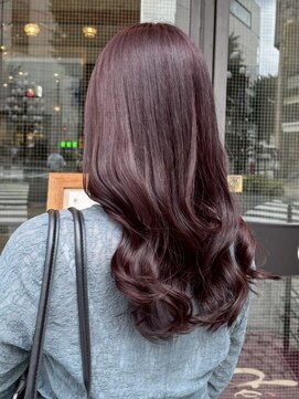 アウラ(AURA) 盛岡駅ハイトーンカラーブリーチデザインカラーブロンドレイヤー