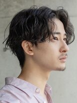 フィフスパーク(fifth PARK)&nbsp;渋谷波巻きスパイラルパーマシャドウパーマメンズセンターパート