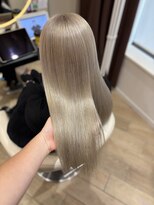 アーチバイケンジ(arch by kenje) ホワイトベージュ/平塚美容室/ロングヘア/ブリーチカラー