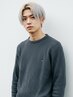 カット＋ホワイトメッシュカラー＋パーマ＋眉毛カット＋３STトリートメント