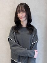 スール(seul) 姫ウルフレイヤーカット×透明感ダークグレージュ