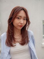 マリー 美容室 所沢店(mary)&nbsp;顔周りレイヤーロングスタイル