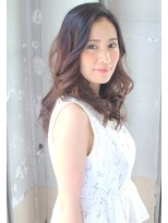 ミュージアム(MUSEUM) 【MUSEUM】かき上げカールで。大人系ロングヘア。野村