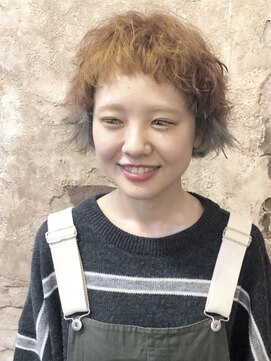 マギーヘア(magiy hair) magiyhair/下北沢/西部笑/マッシュパーマ×ブリーチカラー