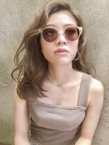 ワール(whirl.)&nbsp;パールベージュ×無造作セミロング☆