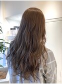 小顔オリーブカラーボブルフハイライトカラークールショート