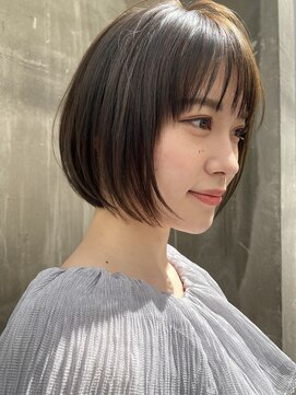 アリエッタ ギンザツー(ARIETTA GINZA2) aRietta銀座2＊小顔見え◎オリーブベージュ内巻きボブ/透明感