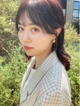 アンジュール(UNJOUR.) 韓国っぽレイヤー×ラベンダーピンク 20代30代40代