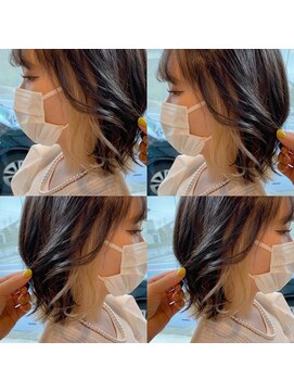 リン(Lin.) イヤリングカラー×ベージュ