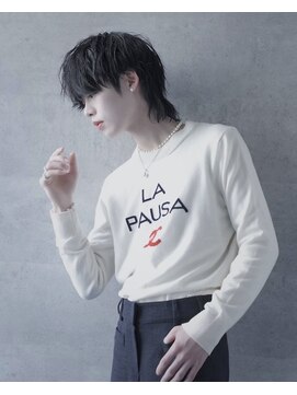 シン(syn) マッシュウルフ　ダウンパーマ