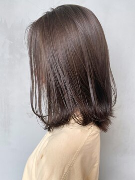 アイティーバイアルバム 下北沢店(IT by ALBUM) オリーブミディアム_ショコラベージュボブルフ_ba341042