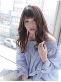 ほつれウェーブで☆フェミニン女子に