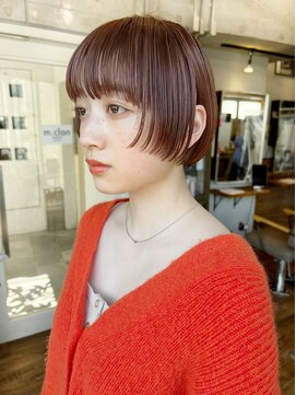 エムクランメイクス 原宿 表参道(m.clan MAKE'S) マッシュショートヘア丸みショートボブ20代30代表参道
