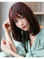 アクロス ヘアー デザイン 蒲田東口(across hairdesign) コーラルピンクベージュブラウン