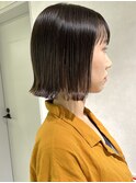 切りっぱなしボブ