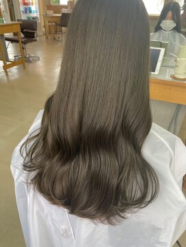 カノエ 下松店(canoe) オリーブベージュ/髪質改善縮毛矯正/髪質改善/韓国風/韓国ヘア