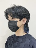 ヘーゼル 博多(HAZEL.)&nbsp;韓国ウルフヘア　メンズインナーカラー 博多　福岡　【Ryoke.】