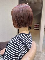 インビテーション 名古屋(invitation)&nbsp;◎ミニボブ/オレンジピンク