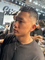 スキル(SKILL) クロップ スキンフェード バーバー