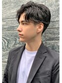 さわやかツーブロックリバースショート　n9.16