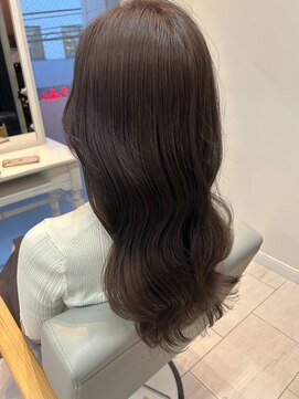 シェリー 仙台(Cherie) アッシュブラック/韓国風ウェーブスタイル