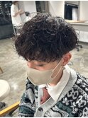 ツイストスパイラルパーマ波巻きスパイラルスパイキーショート