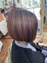 ヘア ヴァーゴ(Hair vago)&nbsp;白髪ぼかしショートボブ