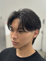 バース 梅田中崎町店(BIRTH)&nbsp;ニュアンスパーマセンターパートワンカールパーマ韓国