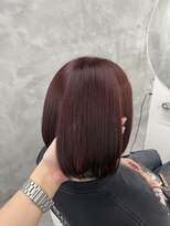 ドアホワイト(door white)&nbsp;【doorwhite 新松戸】レッド × ボブ