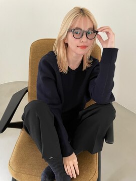 エル(EL by green) ブロンドカラー×ミディアムレイヤー