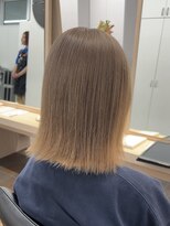 サロンドジョー(salon de joe) ショートボブレイヤーカットミディアムウルフくびれ透明感カラー