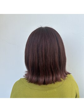 サロンドミルク 溝の口店(salon de MiLK) ピンクブラウンカラー