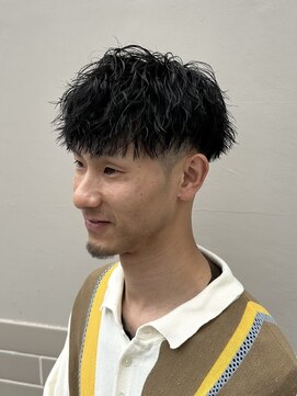 アレアル 広島並木通り店(ALEAR) ツイストスパイラル/縦落ちパーマ/メンズマッシュ