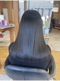 暗髪　プリエ縮毛矯正