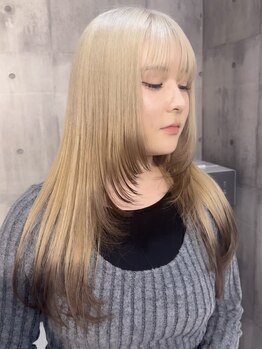 メゾン(Maison)の写真/▼神戸*超高明度なブリーチ*ならMaison▼「圧倒的センス」,「ケアMIXで繰り返せる」☆ベージュカラー殺到！
