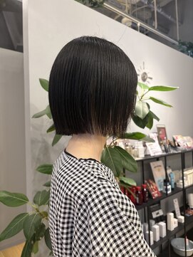 ジアン バイ ミルボン NU茶屋町+(GIEN by milbon) 顎ラインボブ／外ハネボブ／切りっぱなしボブ／吉岡美音