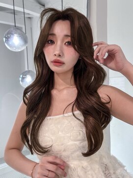 ロンドエニカ 大宮(Lond enika) くびれヘア/アプリコットオレンジ/ハイライトカラー/韓国/池袋