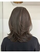 ムード(MOOD,)&nbsp;ココアベージュ/オリーブグレー[レイヤーカット/髪質改善/銀座]