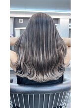 ◆3Ｄハイライト、バレイヤージュ、白髪ぼかしデザインカラーで憧れの『外国人風』に◆