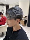 刈り上げセンターパート