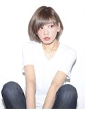 大人可愛いからteenまで丸みショートボブ
