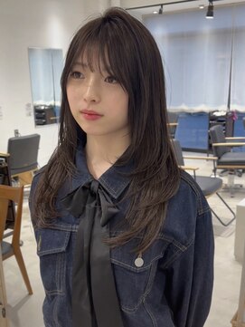 ビューバイネオリーブ 用賀店(Beau'r by neolive) くびれヘア縮毛矯正アプリコットオレンジ夏ハイライト《用賀》