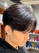 フィフス 大分(fifth) 大分微分けニュアンスパーマメンズカットセンターパートマッシュ