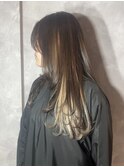 海外ヘアーケアブリーチハイライトダブルカラー