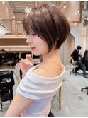 □大人ガーリー/似合わせカット/ショートボブ30代40代50代錦糸町
