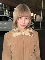 カンナ オーガニック ヘアデザイン(CANNA ORGANIC & HAIR DESIGN)&nbsp;ミルクティーブロンドベージュハッシュカット