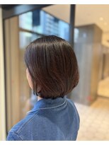 サロンイクエヤマザキ 文京(SALON IKUE YAMAZAKI) ショートボブ トリートメントで艶髪とコシをUP!