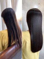 アースコアフュールボーテ 高岡店(EARTH coiffure beaute)&nbsp;ナチュラルベージュ_ヨシンモリ_顔周りレイヤー_レイヤーカット