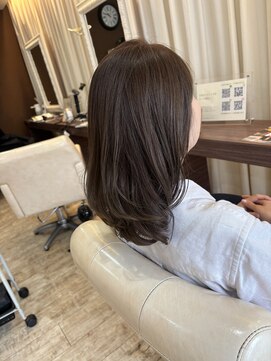 ヘアデザインスペース イチエ(hair design space i chi e) 大人女性に◎赤みを抑えたくすみカラー
